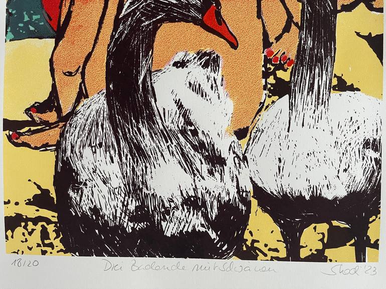 Original Contemporary Beach Printmaking by Skadi Engeln