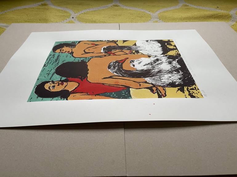 Original Contemporary Beach Printmaking by Skadi Engeln